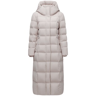 【高品质鹅绒服】坦博尔奥莱正品冬季羽绒服女长款通勤保暖外套