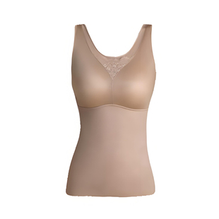 秋冬保暖背心加绒加厚美背免穿文胸一体式收腹束身上衣美体塑身衣