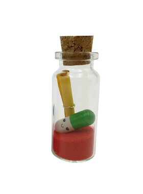 10只包邮迷你木塞漂流瓶创意礼品