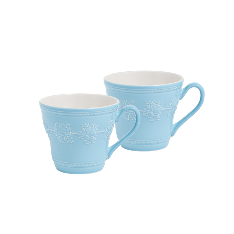 WEDGWOOD欢愉假日陶瓷马克杯对杯