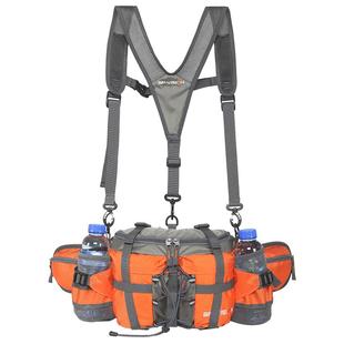 火杰登山腰包男10l大容量户外运动双肩背徒步旅游多功能摩托车包