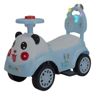 儿童扭扭车男女宝宝滑行车大号可骑1-3岁四轮带音乐助步溜溜新款