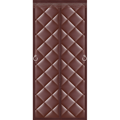 免穿全磁条冬季保暖防风棉门帘