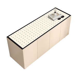 轻奢高级感餐边柜桌垫玄关柜鞋柜防水桌布酒柜电视柜台面保护垫子