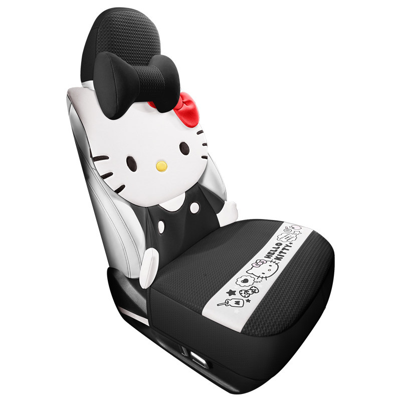 可爱女卡通汽车坐垫HelloKitty四季通用座椅套车内装饰座垫小车套