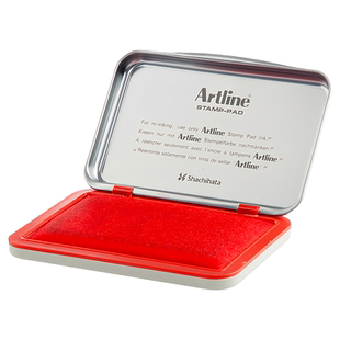 办公印台印泥artline旗牌印台ehj-2小号中号大号快干防水日本原装