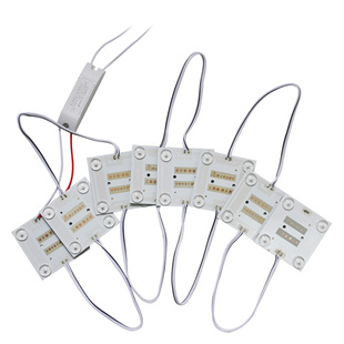 灯箱led灯条灯带软膜天花广告灯箱漫反射透镜模组冷白光220v灯芯