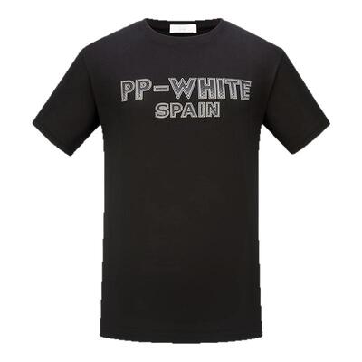 PLEIK PHOLPPE普莱克翡丽夏季新款纯棉半袖时尚潮流印花短袖t恤