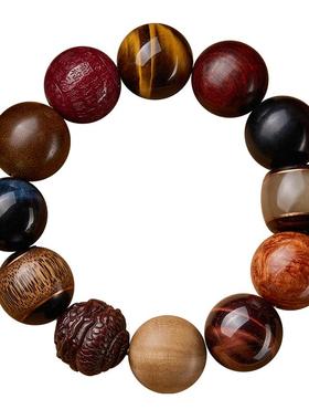 多宝手串男士文玩老山檀沉香木