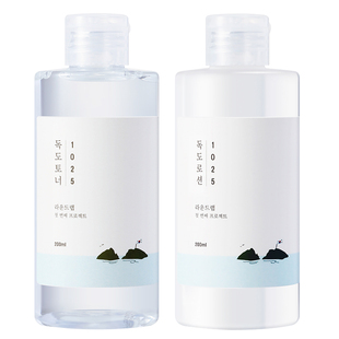 独岛水乳套装官方旗舰店爽肤水乳液补水保湿正品学生女油皮痘肌