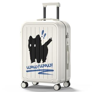 多功能行李箱女新款卡通20寸旅行箱24大学生拉杆箱小型密码箱28男