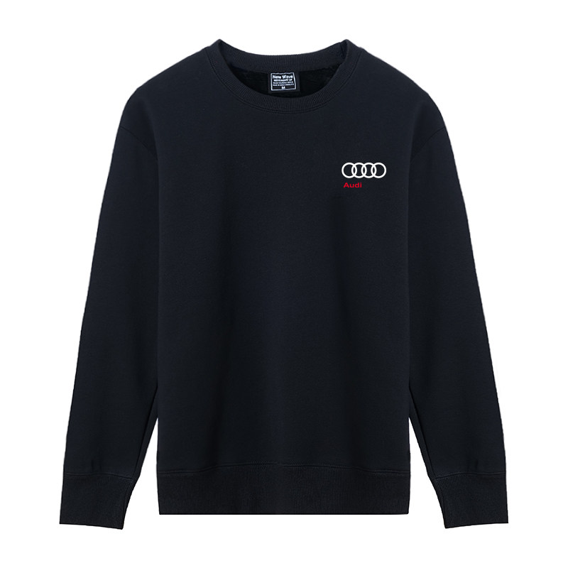 奥迪工作服4S店工装售后长袖T恤卫衣定制印logo汽修工装印字衣服
