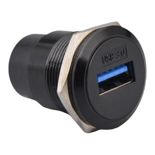 M22千兆超六类网线USB接口直通HDMI母头连接器type-c圆形插座模块