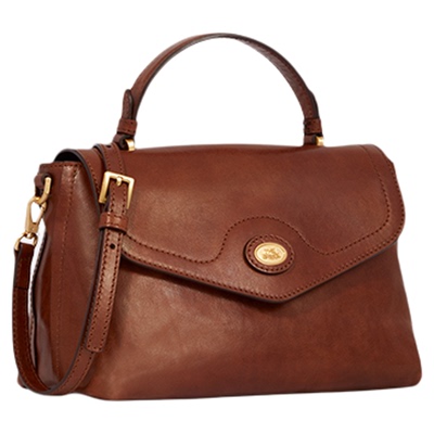 The Bridge/桥牌STODO系列手工牛皮植鞣工艺高级感手提斜挎包