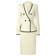 小香风西装名媛时尚两件套套装