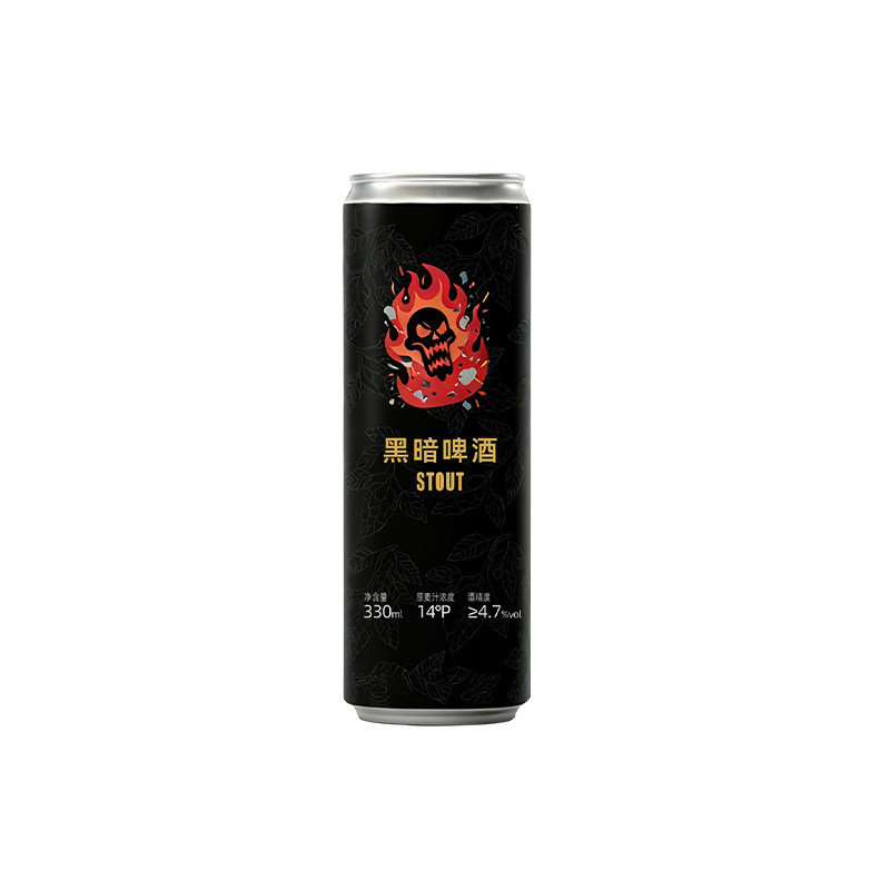 劳德巴赫精酿黑暗世涛啤酒330ml
