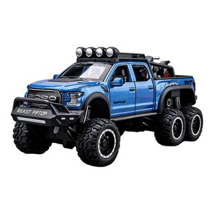 大号福特猛禽合金车模儿童玩具车男孩仿真皮卡越野车汽车模型摆件
