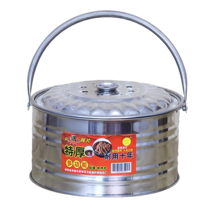 特厚不锈钢烤火炉取暖炉家用木炭炉烤火盆户外便携烧烤炉炭盆搬家