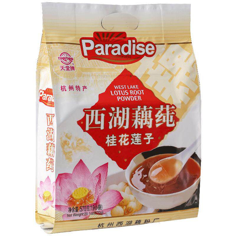 天堂牌桂花莲子西湖藕莼570g