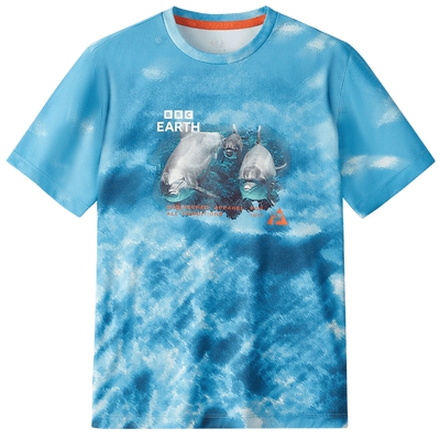 FILA斐乐男大童针织短袖