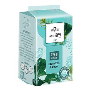 七度空间卫生巾天山绒棉女棉柔极薄290mm日夜用国产大牌姨妈巾官