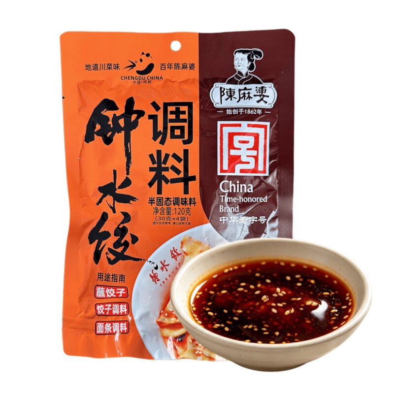 陈麻婆钟水饺甜辣红油蘸料120g
