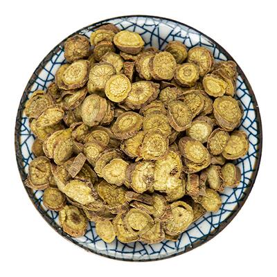 黄芩中药材黄芩粉中药材黄苓黄芩片优选500g可搭金银花连翘