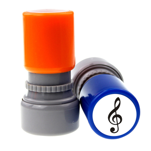 高音低音谱号符号小音符印章四八分十六分音符记号音乐附点全音休止哆喏咪发音乐老师印章元素六线谱章标号