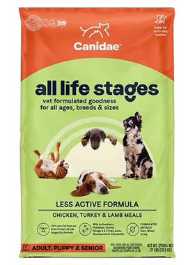 美国进口卡比CANIDAE狗粮低脂低卡老年肥胖犬粮小中大型控制体重