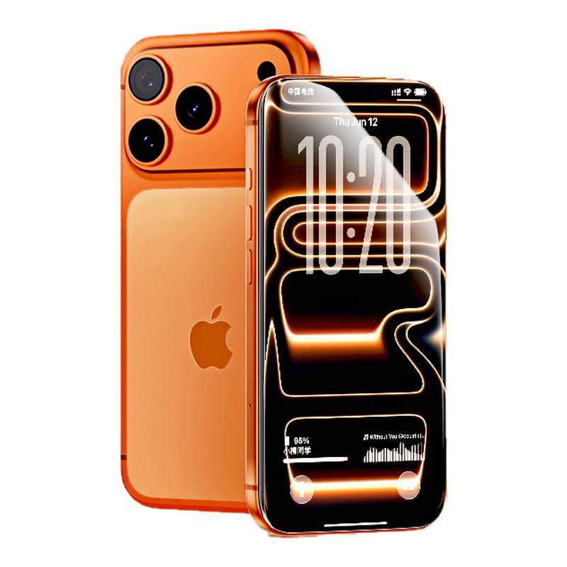 【AR康宁冰晶膜】特好拉适用iPhone17pro钢化膜抗指纹16ProMax苹果手机15屏幕14保护贴膜13全屏覆盖1