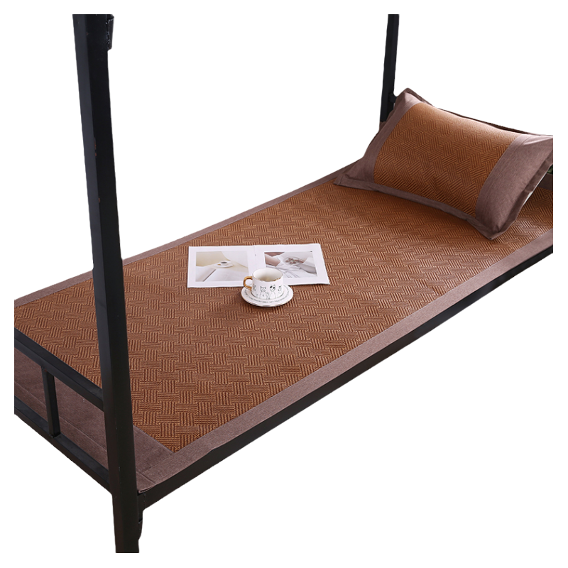 凉席学生宿舍单人0.9m1.2米80可折叠藤席子直筒85草席1.1双面冰丝