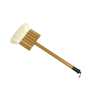 光祖堂纯羊毛刷软羊毛羊毫底纹笔猪鬃毛板刷国画装裱颜料刷文房