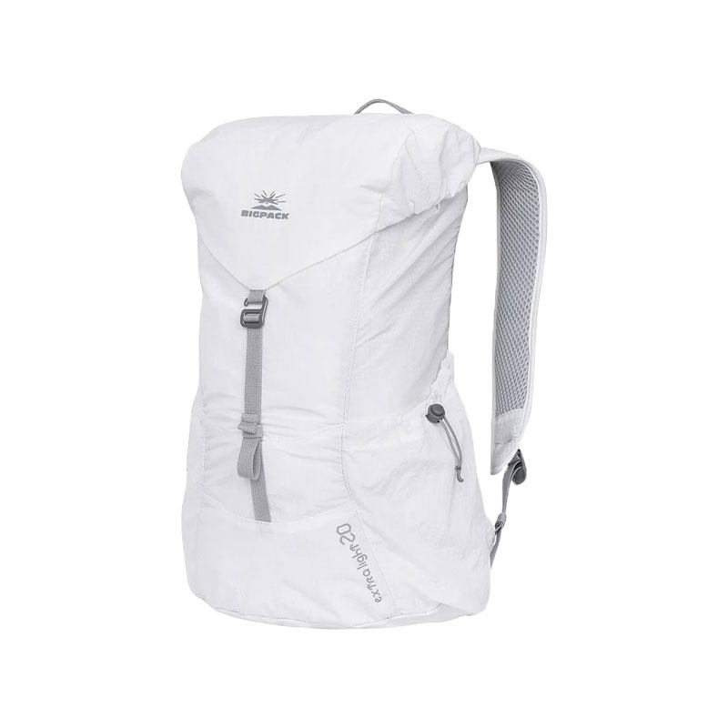 户外双肩包女白色轻量化背包旅行徒步登山轻便bigpack派格登山包