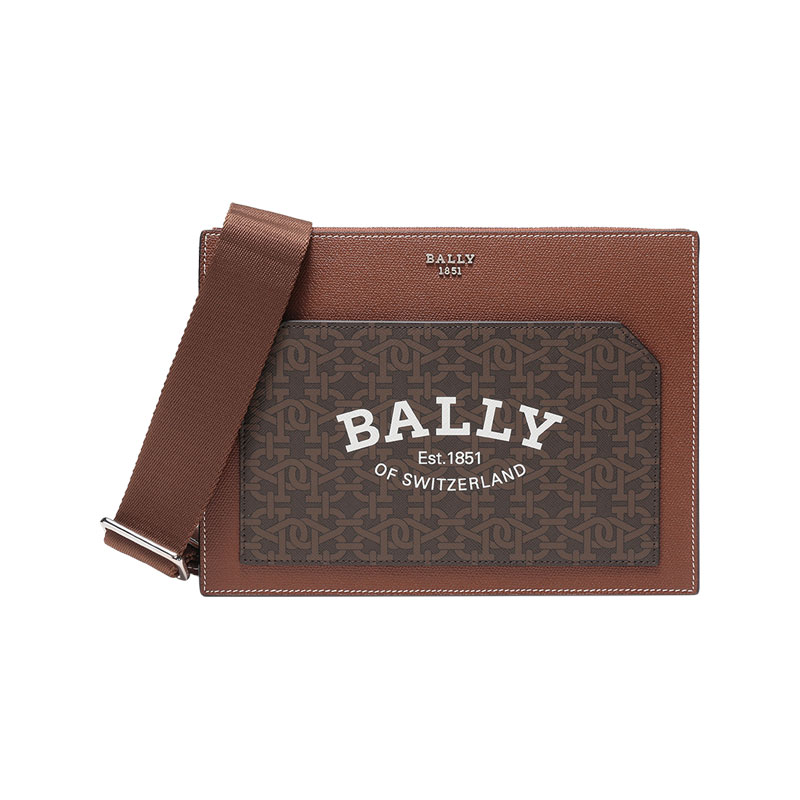 【自营】Bally/巴利男士TPU单肩斜挎包手拿包单肩包 BROGANN TML