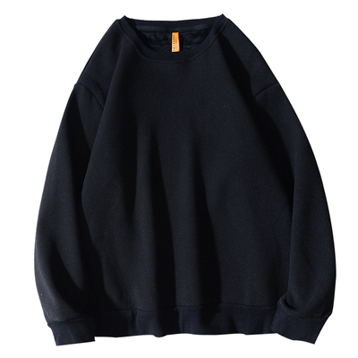 600g圆领卫衣加绒加厚保暖打底衫