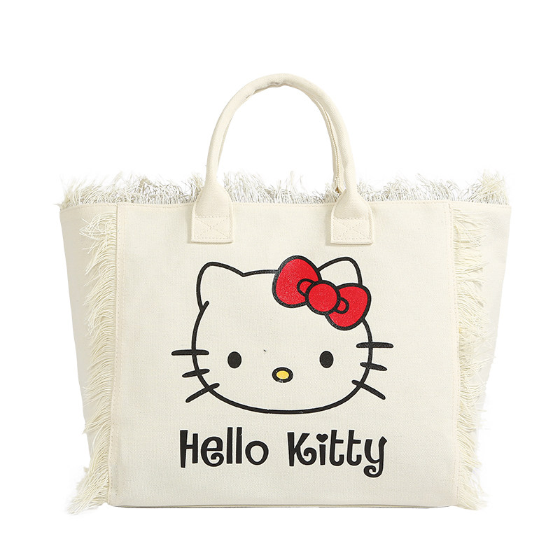 可爱hellokitty凯蒂猫通勤托特包