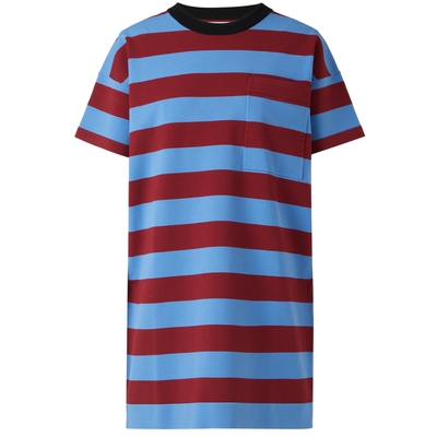 H型条纹T恤连衣裙IIIVIVINIKO