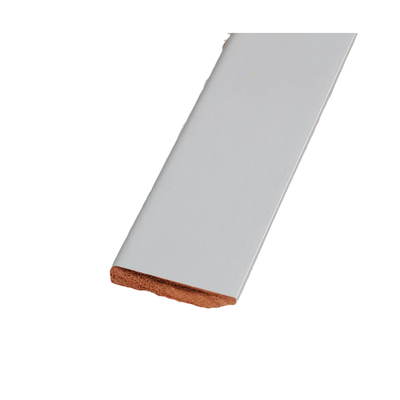 包安装纯实木白色踢脚线拆旧