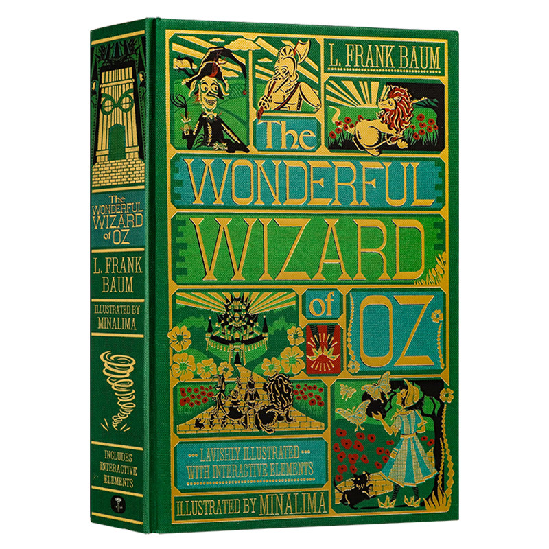 绿野仙踪立体互动书 英文原版 The Wonderful Wizard of Oz MinaLima 工作室新作 儿童文学经典之作全彩插画手工收藏版精装