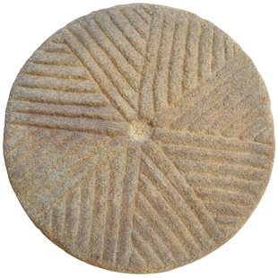 水磨坊户外庭院造景仿石磨盘踏步石园林装饰汀步石花园草坪脚踏石