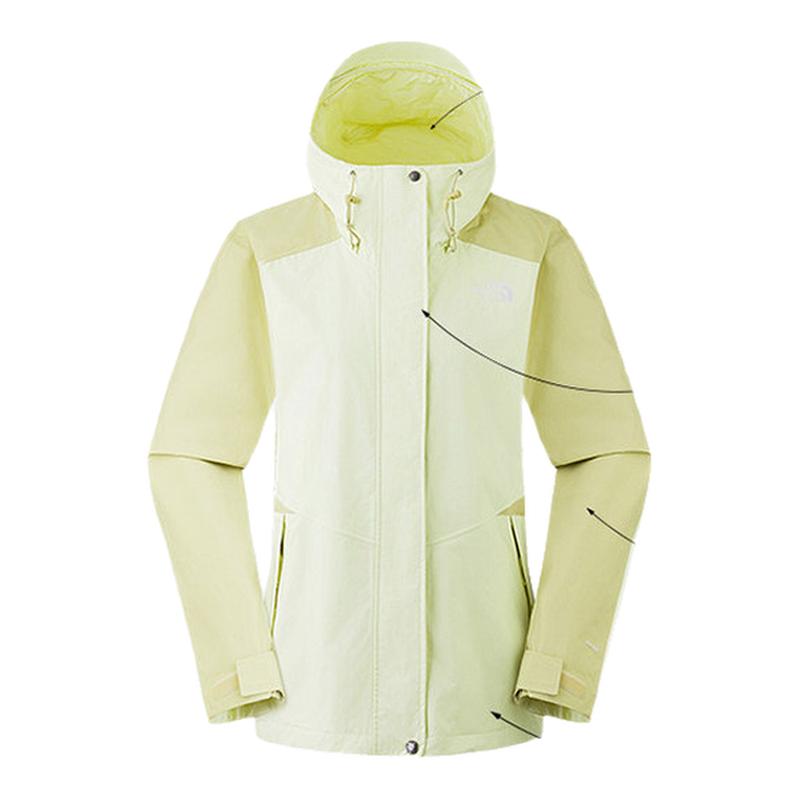 TheNorthFace北面冲锋衣女士PERTEX轻量防水外套户外登山徒步8F1A