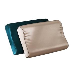 美容真丝泰国乳胶枕枕套60x40cm成人记忆枕头套橡胶枕儿童50x30cm