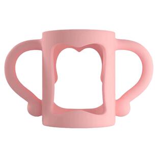 通用宽口径贝亲奶瓶把新安怡赫根奶瓶NUK防摔保护套硅胶手柄配件