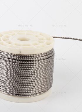 MIL-W-83410D 美标航空不锈钢丝绳7*19牵引吊装起重多股钢丝捻股