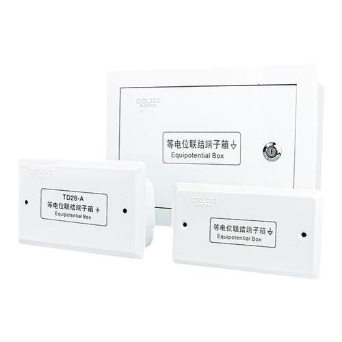 德力西td28局部等电位端子箱leb 联结箱卫生间连接盒暗装国标铜排