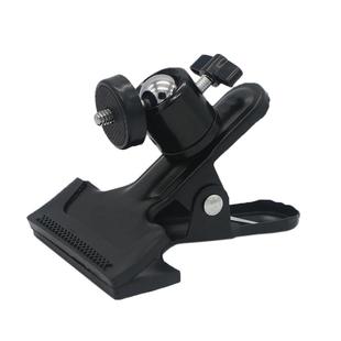 万向云台大力夹运动相机闪光灯夹子平板手机固定桌面自拍直播支架