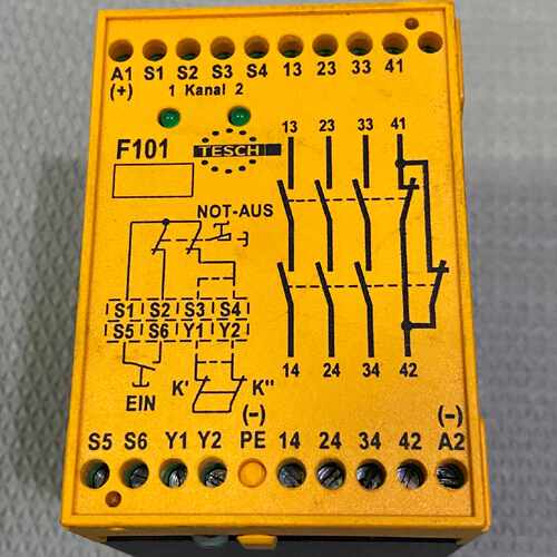 【询价】TESCH德国安全继电器F101x04   07400004适用