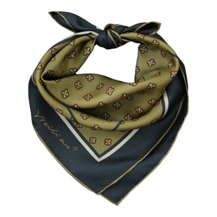 Weiliao新品 原创流金拾光系列真丝巾小方巾百搭春季老花复古菱形