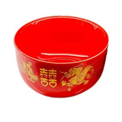 结婚喜碗结婚陪嫁喜碗龙凤碗筷