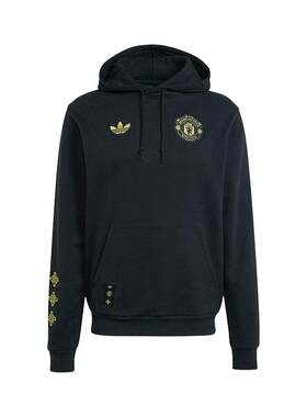 Adidas阿迪达斯男装2025冬季新款MUFC CS HD时尚连帽卫衣JM5565